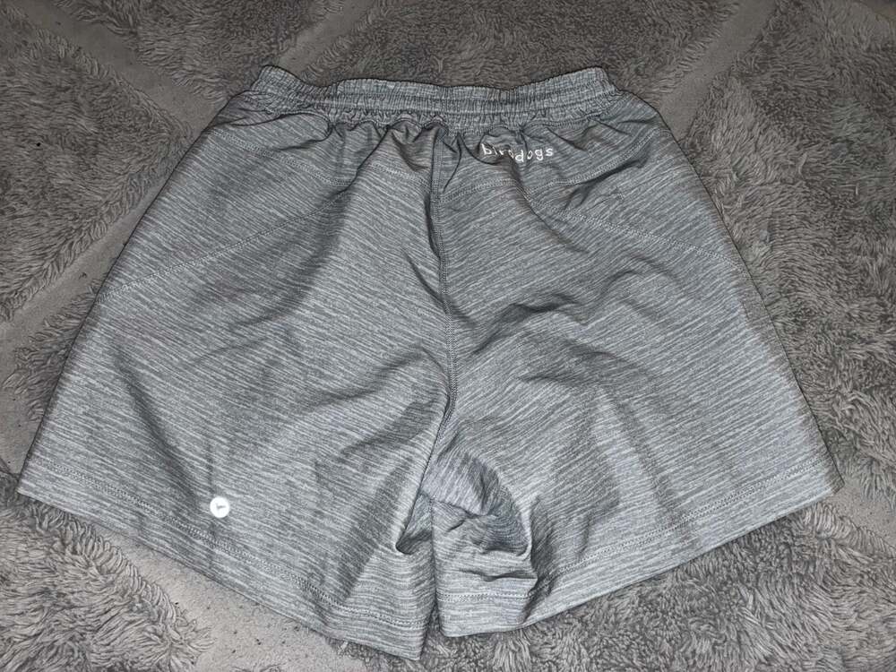 Birddogs Boom Gray Space Dye Athletic Lined Shorts Size S